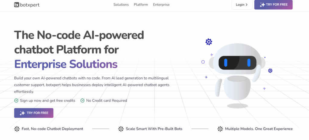 botxpert: no-code AI chatbot platform