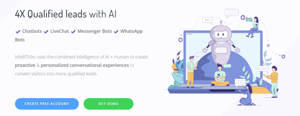 intelliticks; AI chatbot platform